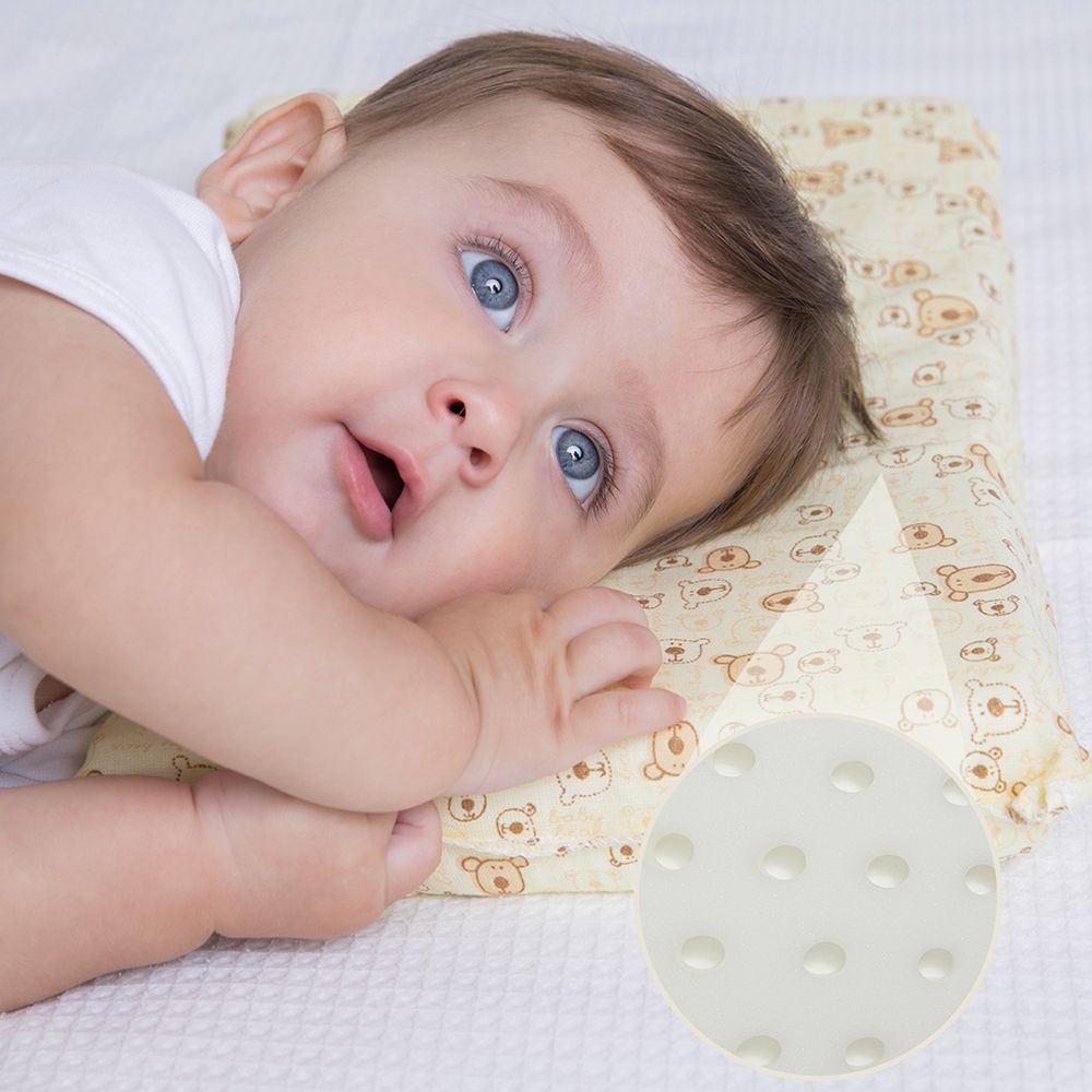 Travesseiro de Bebê Grande Antissufocante Papi Estampas Unissex Sortidas (29cmX19cmX3cm)