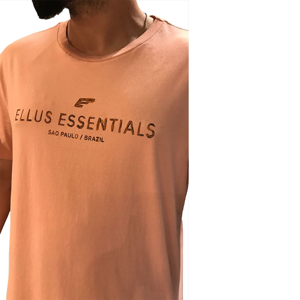 Camiseta Ellus Essentials Easa Classic Rosa 56C5818