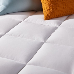 Pillow Top Solteiro 100% Fibra Siliconada 1600G/M² - Tecido Percal Algodão - Muito mais Conforto