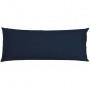 Travesseiro De Corpo Body Pillow Veludo 40x130cm Azul Marinho