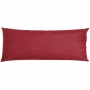 Travesseiro De Corpo Body Pillow Veludo 40x130cm Vermelho
