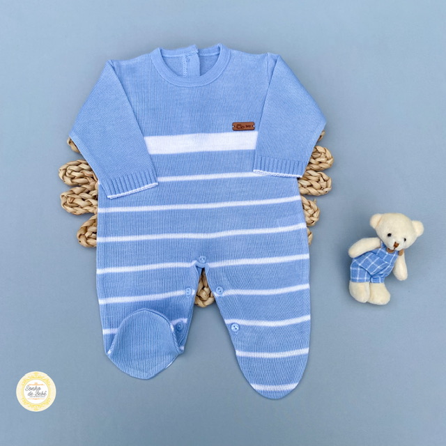 Macacão LORD Azul Bebê P