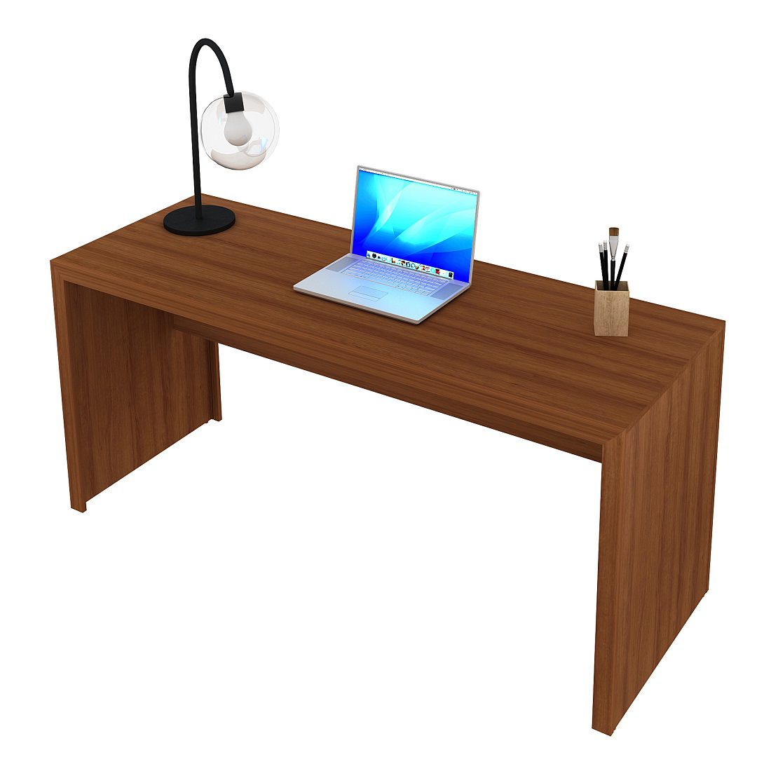 Mesa para Computador Escrivaninha ME4109 Amêndoa Tecno Mobili