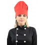 Kit Dolmã chef cozinha feminino + Chapéu de chef cozinha