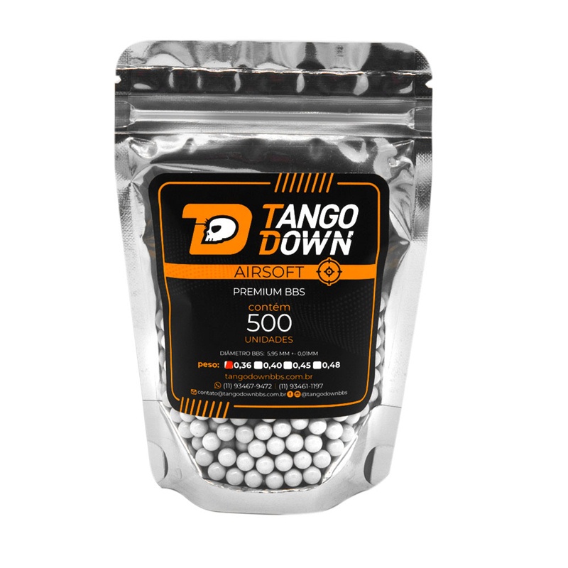 BBs Tango Down Premium Grade - 0.36G (500 unidades)