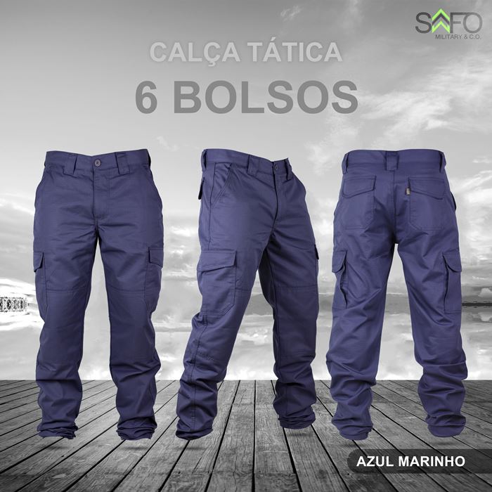 Camisa de Combate + Calça Tática - SAFO - Azul Marinho