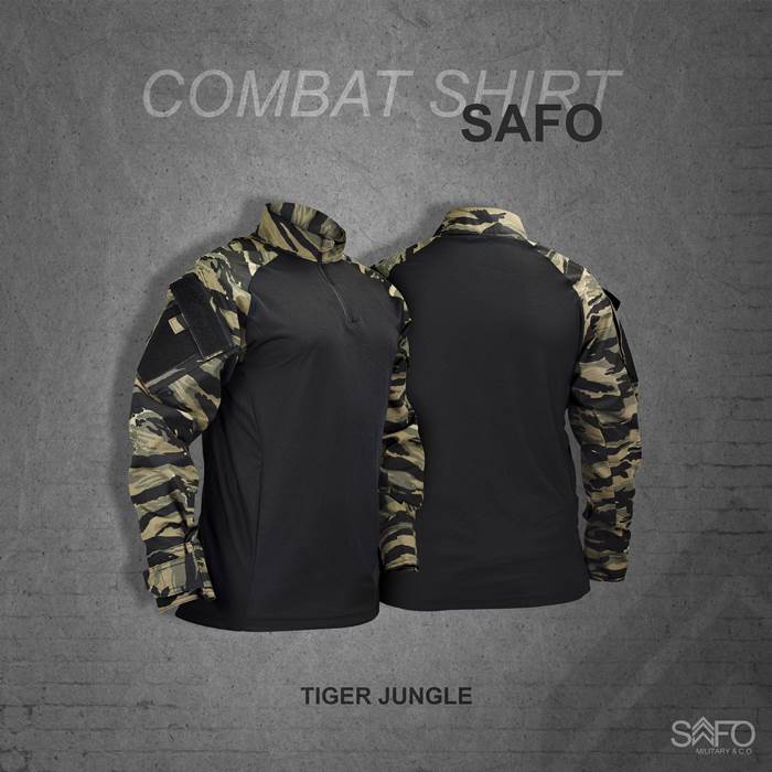 Camisa de Combate Safo Militaria - Tiger Jungle