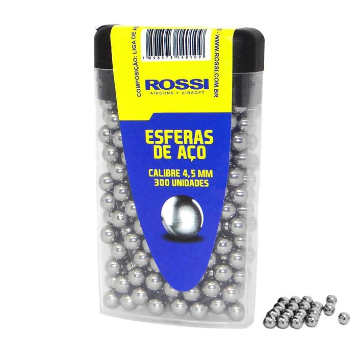 Esferas de Aço 4.5mm Rossi - 300 Unidades