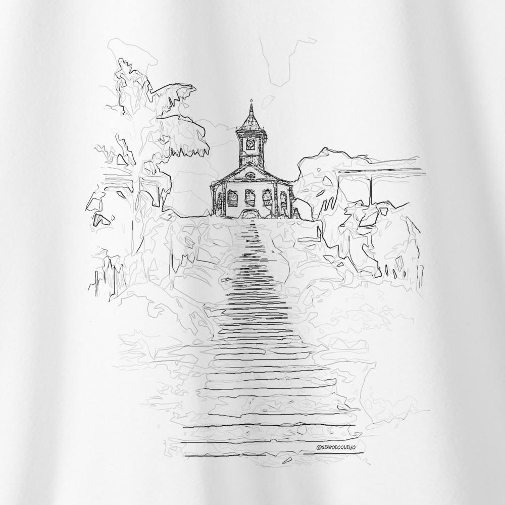 Camiseta Serro do Queijo Igreja Cor Branca