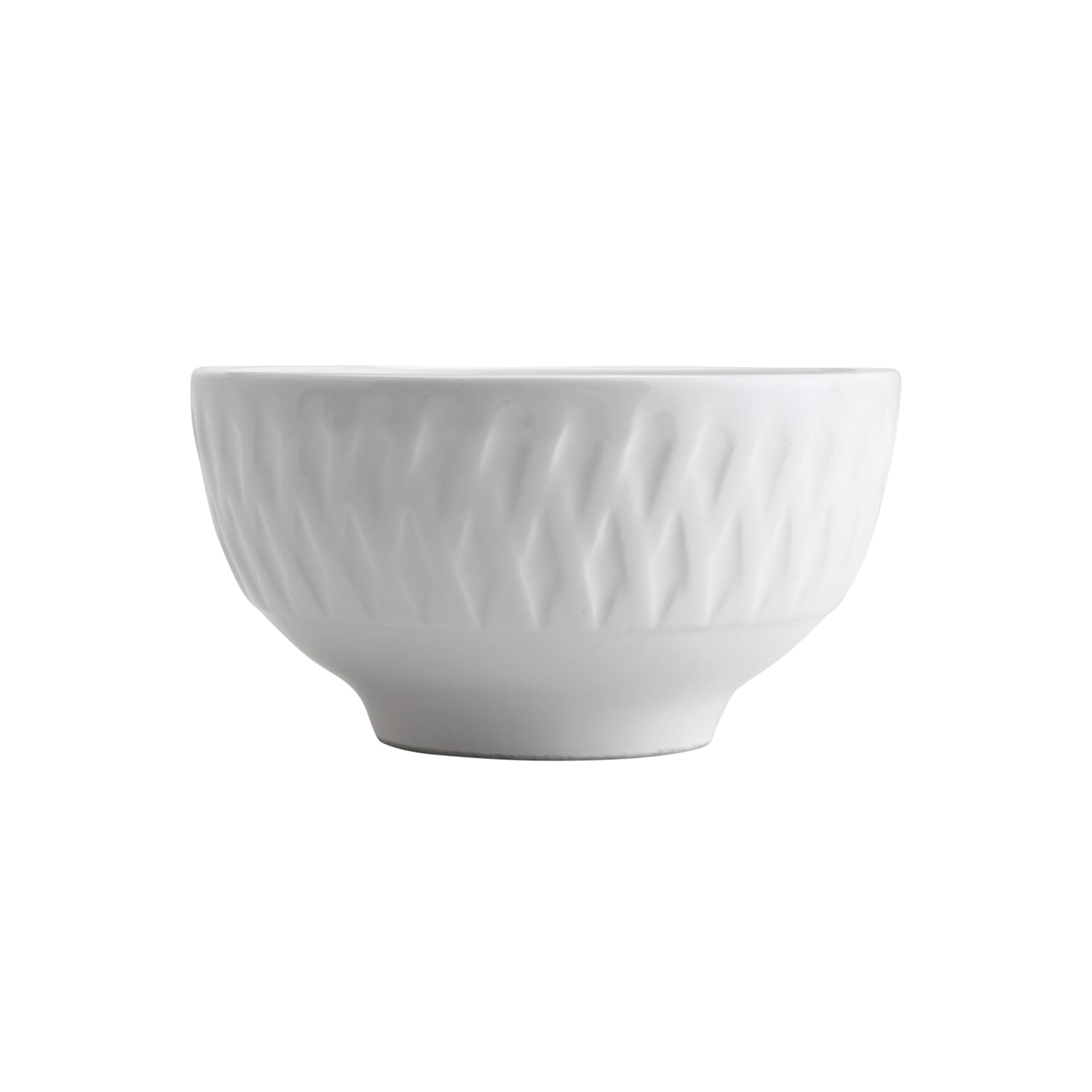  Bowl Tigela Cumbuca de Porcelana Balloon Branco 12 x 6,5 cm