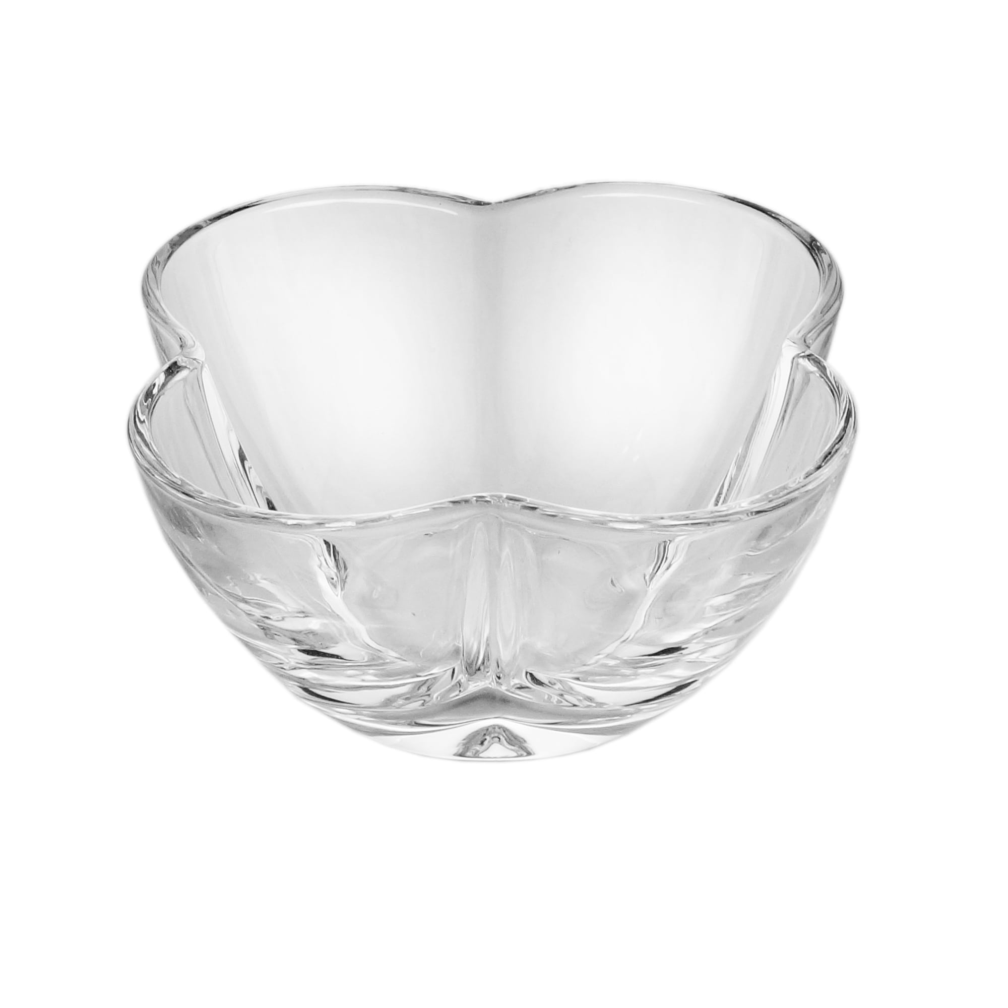 Conjunto 4 Bowls de Cristal de chumbo Clover  9 x 5 cm