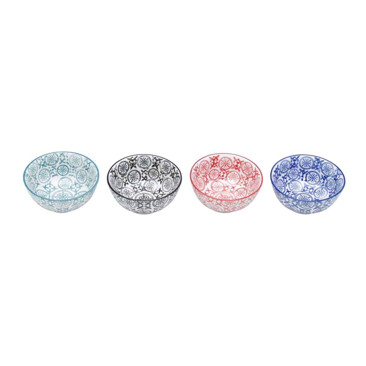 Conjunto De 4 Bowls Royal Colorido 11,5 Cm  x 6 cm 