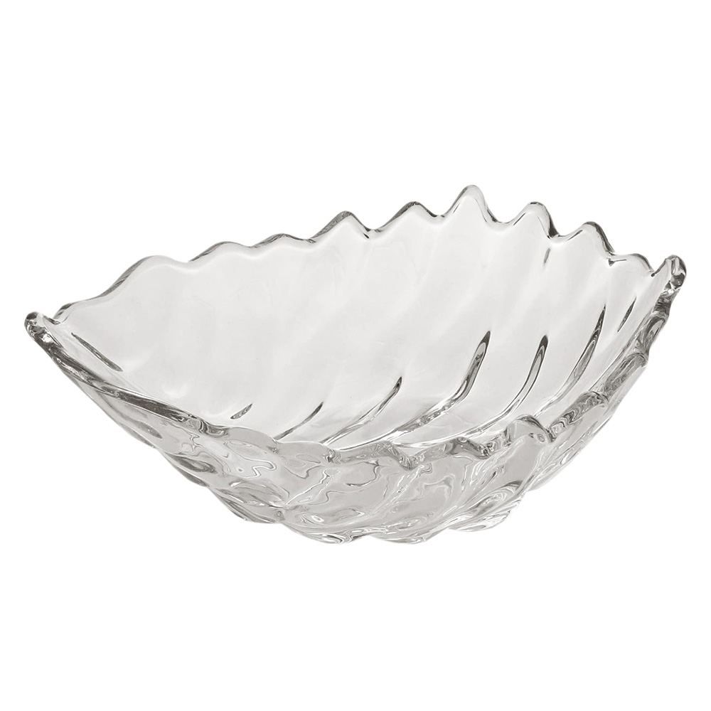 Prato / Bowl Folha Decorativa de cristal de chumbo 19 x 10,5 cm