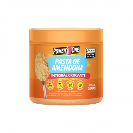 Pasta de Amendoim Crocante Integral 500g