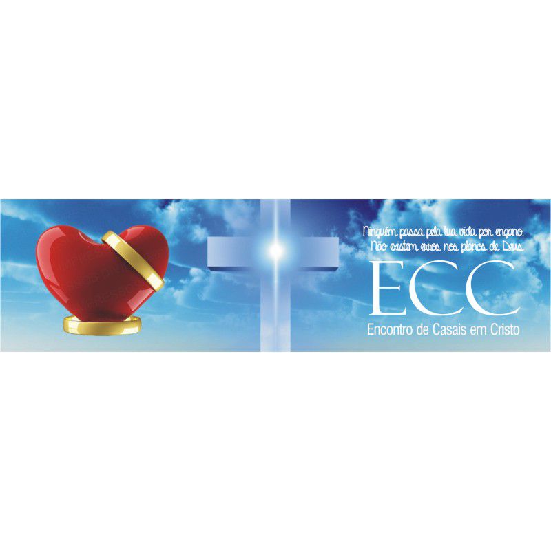 Marca página ECC Encontro de Casais. c/ 50un