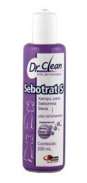 Shampoo Sebotrat S 200 Ml Dr. Clean Cães E Gatos Agener