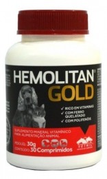 Hemolitan Gold 30 Comprimido Vetnil