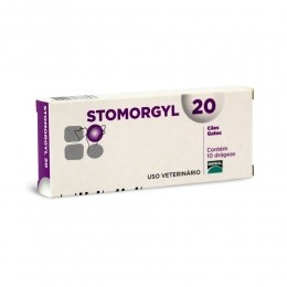 Antibiótico Stomorgyl 20 P/ Cães E Gatos - 10 Comp