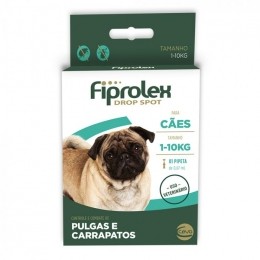 Antipulgas Fiprolex Cães Até 10kg  1 pipeta