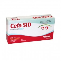 Cefa Sid 110mg Antimicrobiano Vansil 10 Comprimidos
