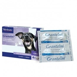 Grantelm Vermífugo Para Cães Virbac  4 Comprimidos