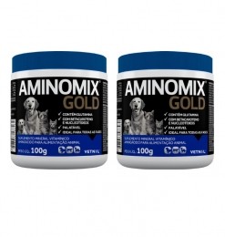 Kit 2 Aminomix Gold Vetnil - 100g