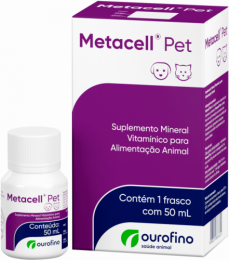Metacell Pet Suplemento Mineral Vitamínico Ouro Fino 50ml