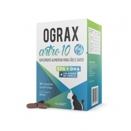 Ograx Artro 10 Suplemento Alimentar para Cães e Gatos