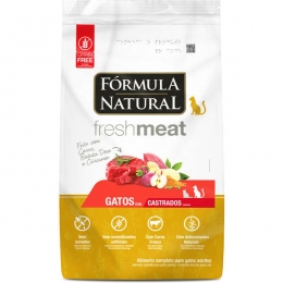 Ração Formula Natural Fresh Meat Carne para Gatos Castrados - 1 Kg