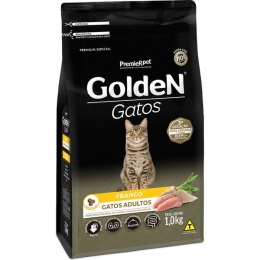 Ração Golden Gatos Adultos Sabor Frango - 1 Kg
