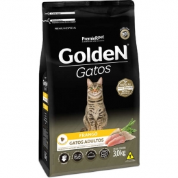 Ração Golden Gatos Adultos Sabor Frango - 3 Kg