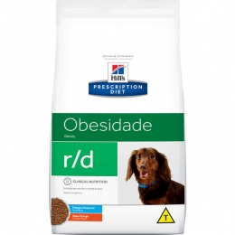 Ração Hill's Prescription Diet R/D Obesidade para Cães Adultos Pedaços Pequenos - 1,5 Kg