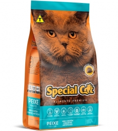Ração Special Cat Premium Peixe para Gatos Adultos - 3 Kg