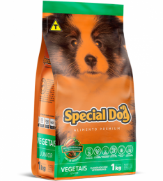 Ração Special Dog Premium Junior Vegetais para Cães Filhotes - 1 Kg