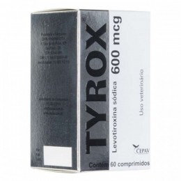 Tyrox 600 Mcg- 60 Comp Cepav Repositor Hormonal Cães