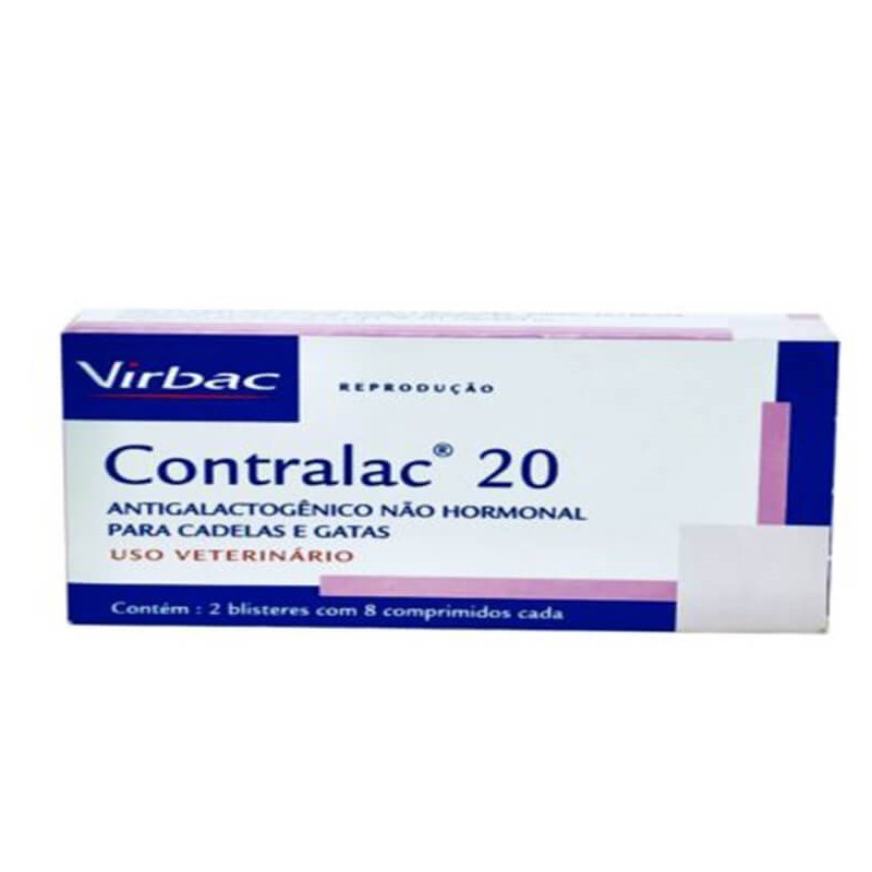 Contralac 20 Com 16 Comprimidos - Virbac