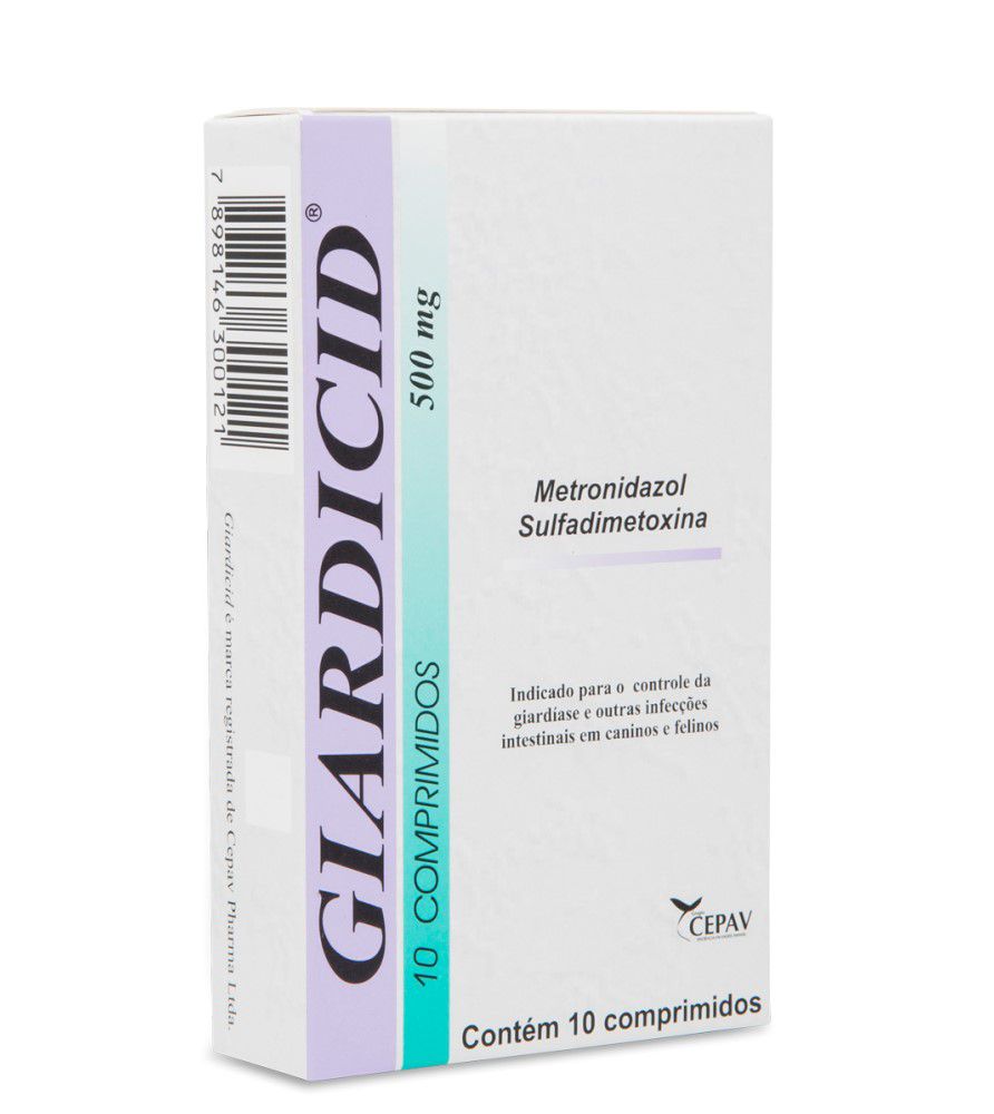 Giardicid 500mg 10 Comprimidos Cepav - Multi-tec