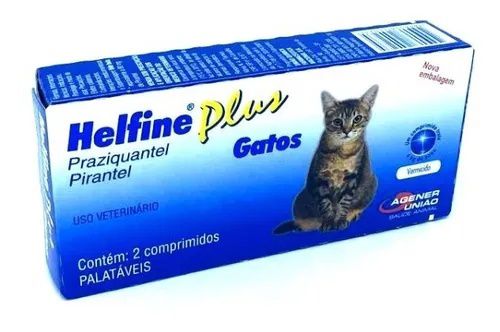 Helfine Plus Para Gatos Vermífugo Agener União