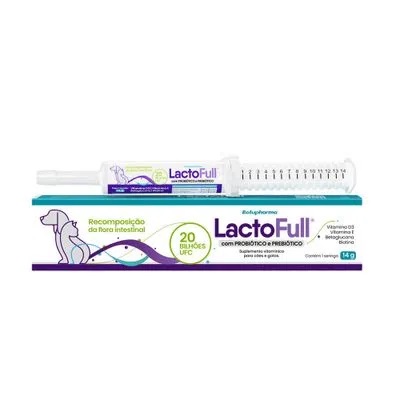 Lactofull Probiótico Prebiótico Botupharma Seringa 14g