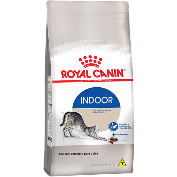 Ração Royal Canin Indoor para Gatos Adultos - 1,5 Kg
