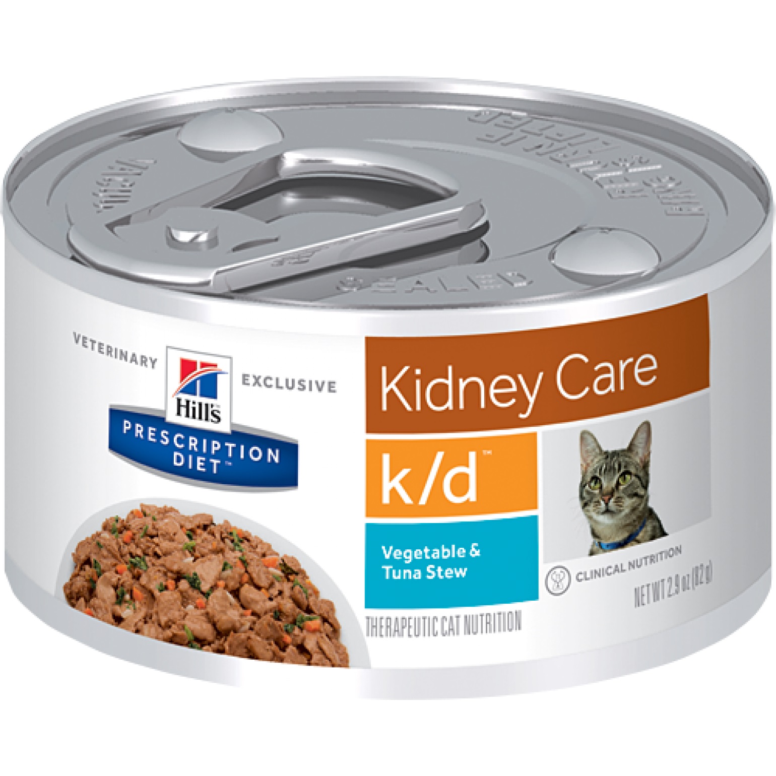 Ração Úmida Hill's Prescription Diet K/D Cuidado Renal Para Gatos 82g