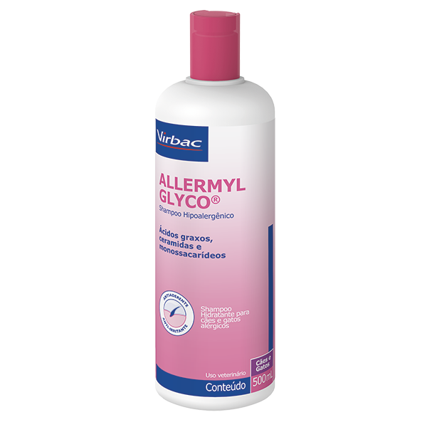 Shampoo Allermyl Glyco 500 Ml Virbac - Shampoo Para Cães