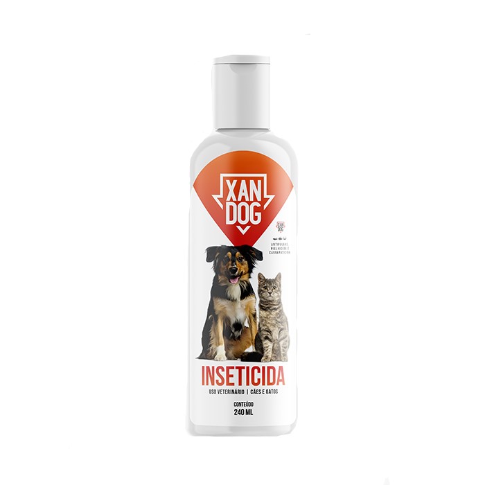 Shampoo Xandog Inseticida Cães e Gatos 240ml
