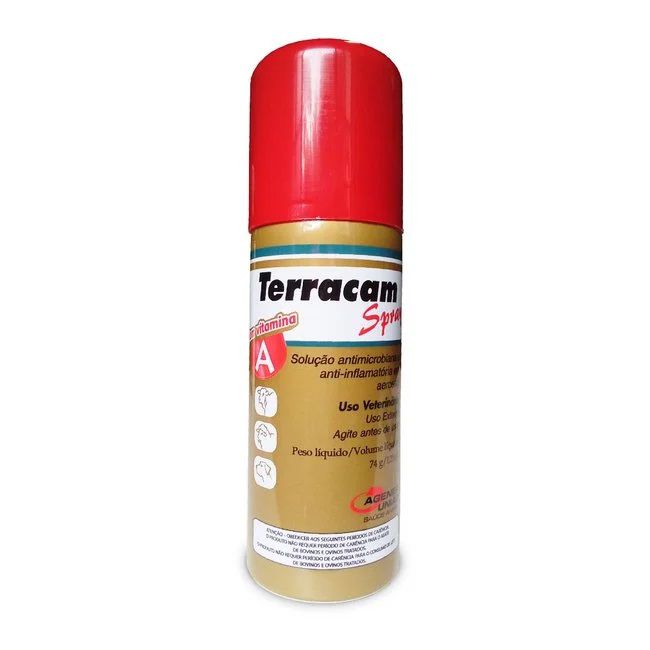 Terracam Spray Anti-Inflamatório em Aerossol Agener União 74g/125ml