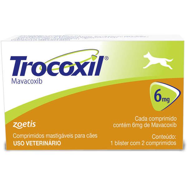Trocoxil 6mg Anti-Inflamatório 2 Comprimidos Zoetis
