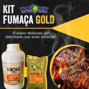 Kit Fumaça GOLD - (1L FUMAÇA LIQUIDA + 1KG FUMAÇA EM PÓ)