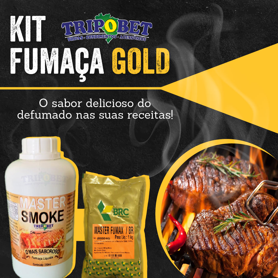 Kit Fumaça GOLD - (1L FUMAÇA LIQUIDA + 1KG FUMAÇA EM PÓ)