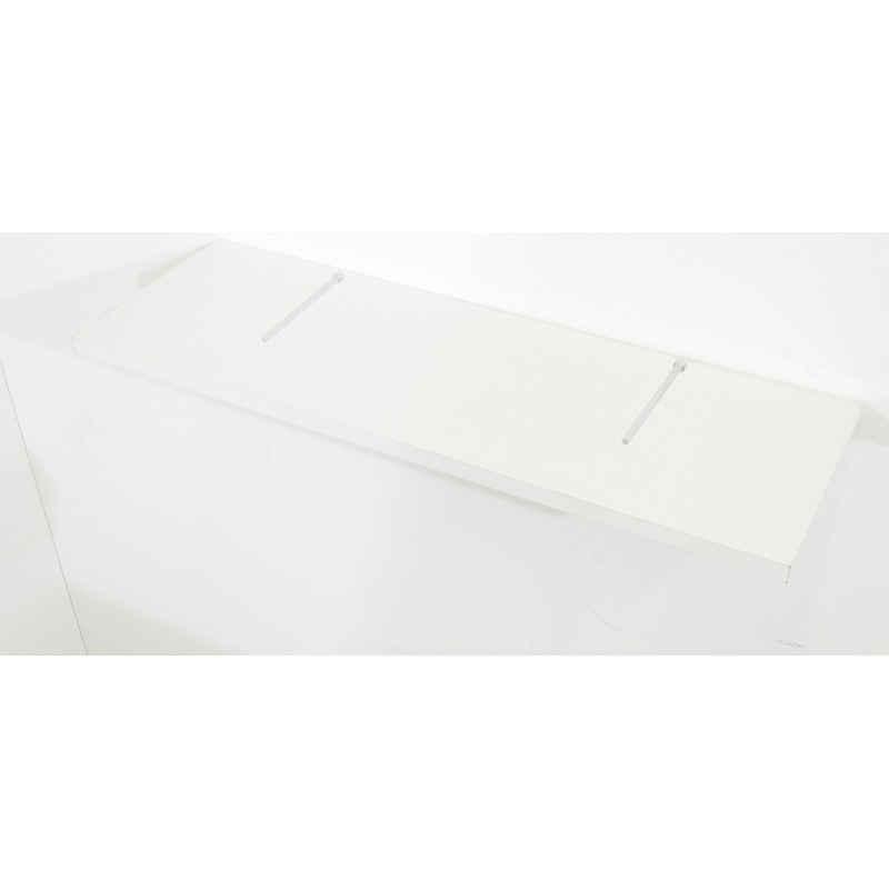 Prateleira MDP Branca 10 cm x 60 cm Suporte Invisível
