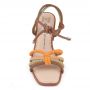 Sandália feminina Dakota Y0552 bloco médio corda amarração