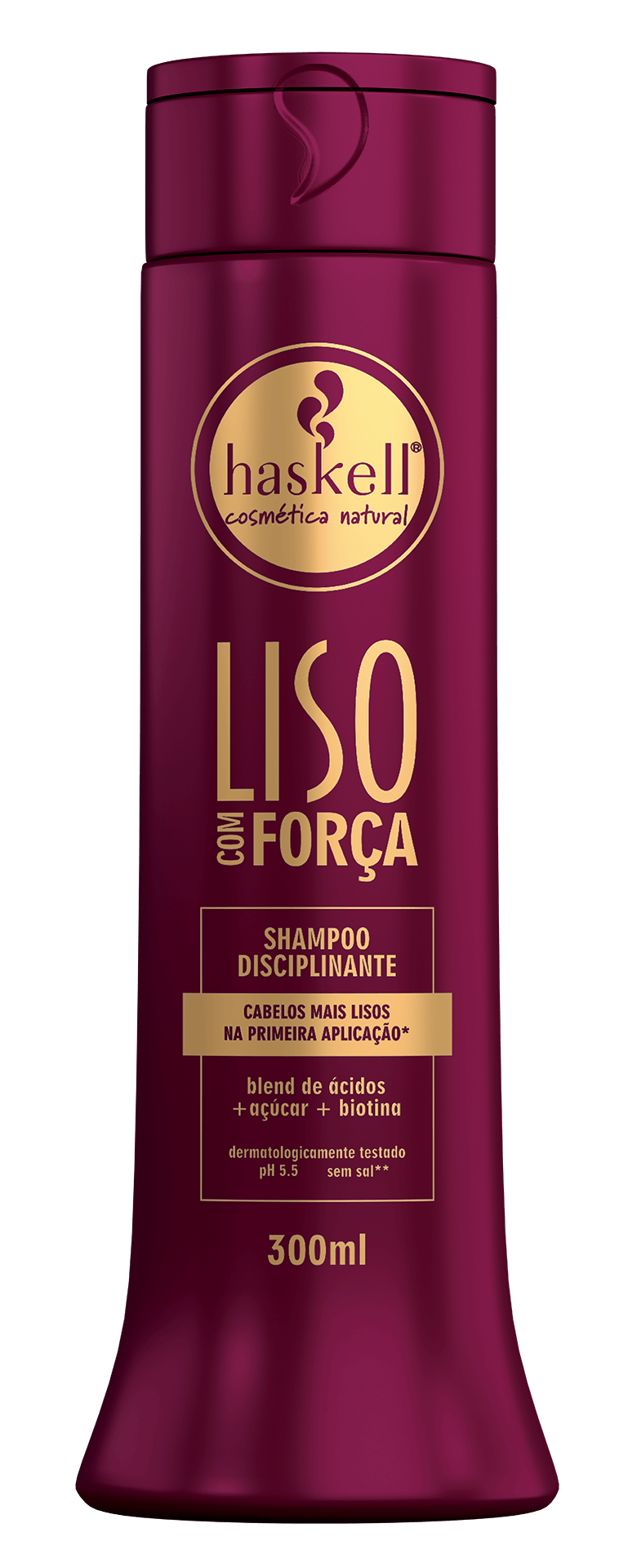 Shampoo Liso com Força 300ml Haskell - Foto 0